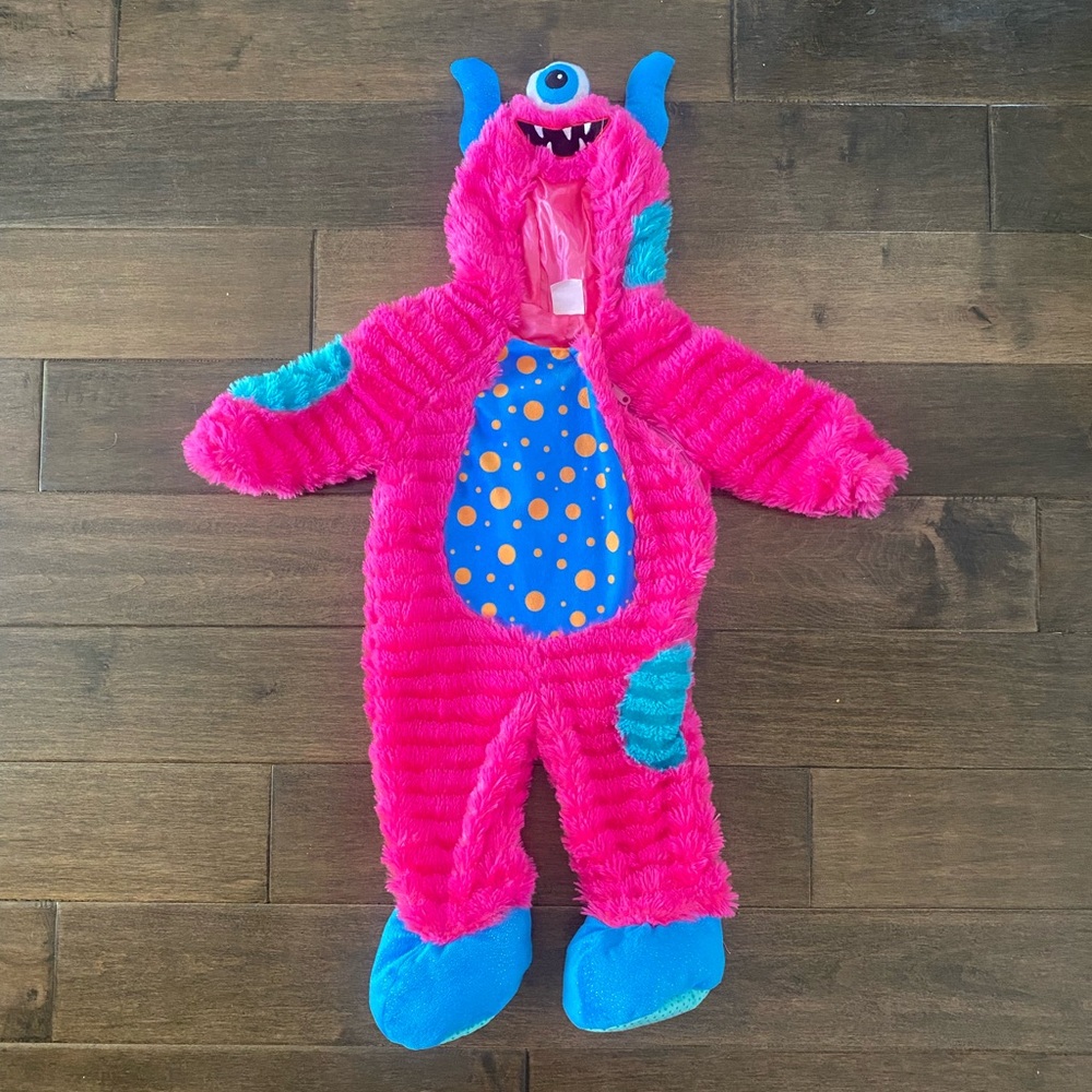 Pink Monster Costume - 6-12M